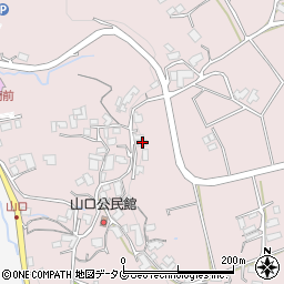 長崎県諫早市飯盛町山口701周辺の地図
