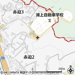 株式会社浦上自動車学校周辺の地図