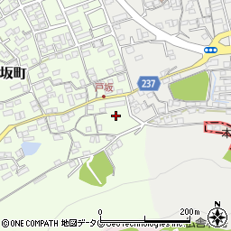 熊本県熊本市西区戸坂町10周辺の地図