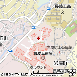 ニューヤマザキデイリーストア道ノ尾病院店周辺の地図