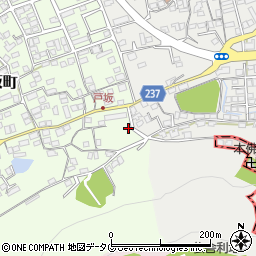 熊本県熊本市西区戸坂町10-4周辺の地図