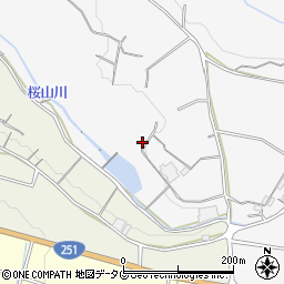 長崎県雲仙市愛野町田端2795-2周辺の地図