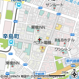 リッチモンドホテル熊本新市街周辺の地図