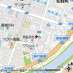 下通りＫパーク駐車場周辺の地図