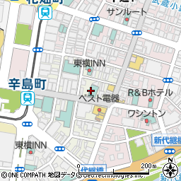 リッチモンドホテル熊本新市街周辺の地図