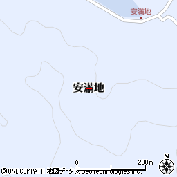 高知県大月町（幡多郡）安満地周辺の地図