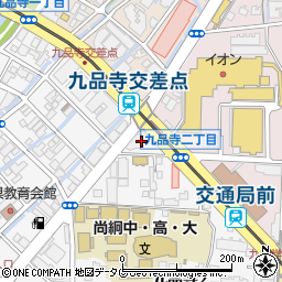 株式会社サイネックス　熊本支店周辺の地図
