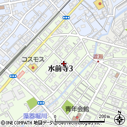 日本水工設計株式会社熊本事務所周辺の地図
