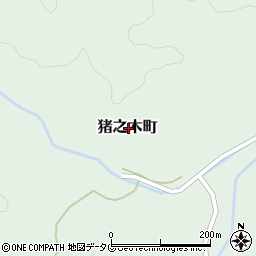 長崎県五島市猪之木町周辺の地図