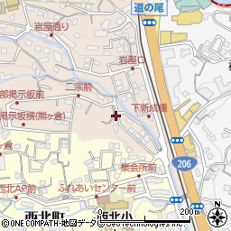 長崎県長崎市岩屋町2周辺の地図