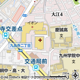 ドラッグセガミグランパレッタ熊本店周辺の地図