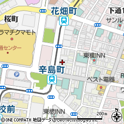 三菱ＵＦＪ銀行熊本支店周辺の地図