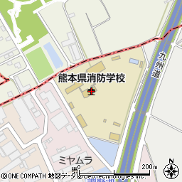 熊本県消防学校周辺の地図