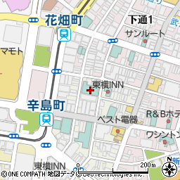 コンフォートホテル熊本新市街周辺の地図