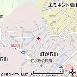 長崎県長崎市虹が丘町19周辺の地図