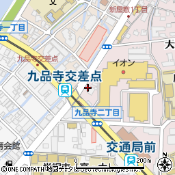 北九州銀行熊本支店周辺の地図