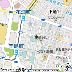 熊本県熊本市中央区新市街2-4周辺の地図