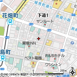 コート熊本周辺の地図