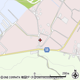 長崎県雲仙市吾妻町栗林名1828周辺の地図
