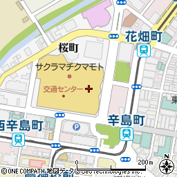 名代 宇奈とと サクラマチクマモト店周辺の地図