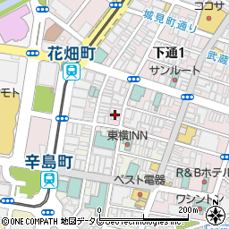米納会館周辺の地図