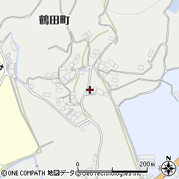 長崎県諫早市鶴田町周辺の地図