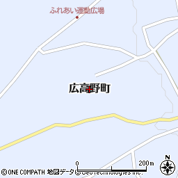 長崎県島原市広高野町周辺の地図