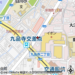 熊本整形外科病院前周辺の地図