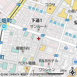 サーティワンアイスクリーム 熊本下通店周辺の地図