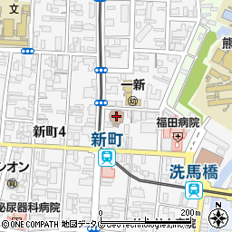 熊本市　社会福祉協議会本所権利擁護センター周辺の地図