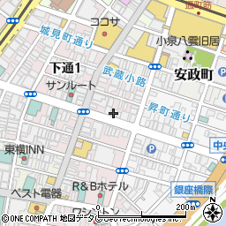 長崎銀行熊本支店 ＡＴＭ周辺の地図