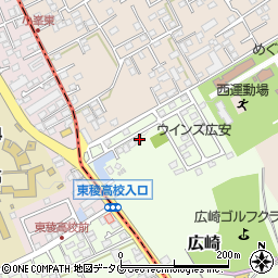 熊本県上益城郡益城町広崎1689-65周辺の地図