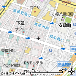 長崎銀行熊本支店周辺の地図