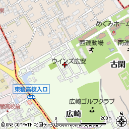 熊本県上益城郡益城町広崎1689-46周辺の地図