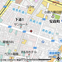ＪＴＢ熊本ビル周辺の地図