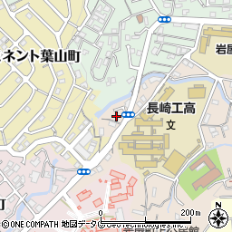 長崎県長崎市岩屋町40周辺の地図