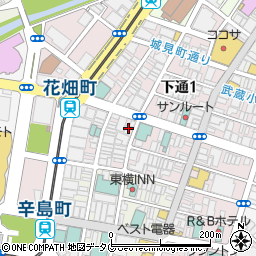 エレガンス生田周辺の地図