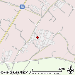 長崎県雲仙市吾妻町栗林名1543周辺の地図