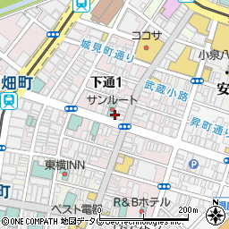 ストーンマーケット　熊本下通り店周辺の地図