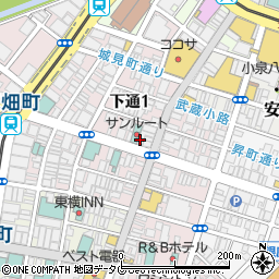 築地すし鮮　熊本二号店周辺の地図