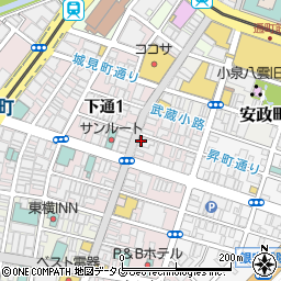鳴門鯛焼本舗　熊本下通店周辺の地図