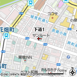熊本県経営者協会周辺の地図