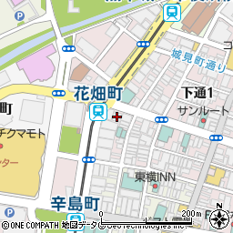 福岡銀行熊本営業部周辺の地図