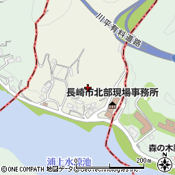長崎県長崎市泉町周辺の地図