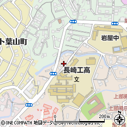 長崎県長崎市岩屋町39周辺の地図