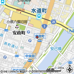 トラストパーク熊本センタービル駐車場周辺の地図