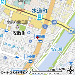熊本　指輪修理センター周辺の地図