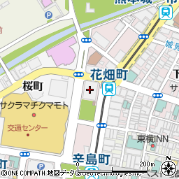 ＮＨＫ熊本放送局　地域番組のお問い合わせ等周辺の地図