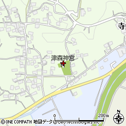 津森神宮周辺の地図