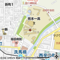 熊本県立第一高校進路指導室 熊本市 高校 の電話番号 住所 地図 マピオン電話帳